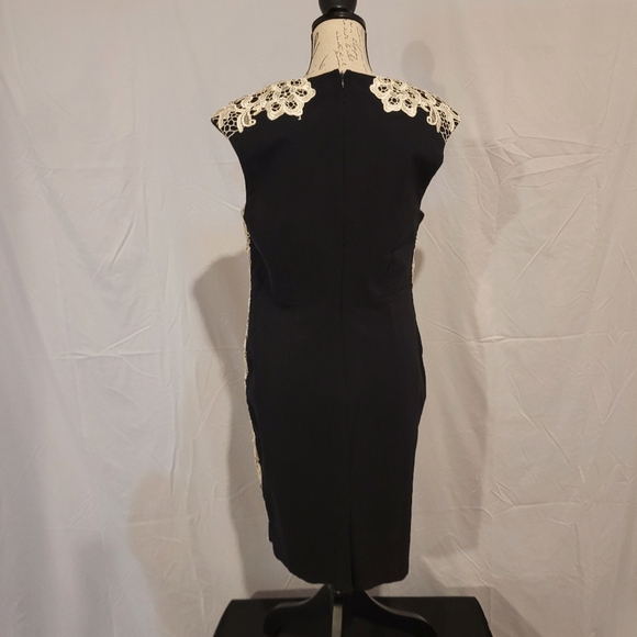 BUNDLE SALE! Torrid Black and Cream Lace Dress Sz 14 - Picture 5 of 7